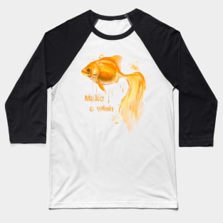 Golden fish Baseball T-Shirt